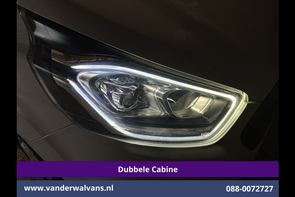 Ford Transit Custom 2.0 TDCI 130pk L2H1 Dubbele Cabine Euro6 Airco | 5-Zits | Navigatie | Apple Carplay | LED | Cruisecontrol Android Auto, Stoelverwarming, Parkeersensoren, Achterklep