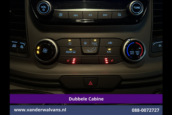 Ford Transit Custom 2.0 TDCI 130pk L2H1 Dubbele Cabine Euro6 Airco | 5-Zits | Navigatie | Apple Carplay | LED | Cruisecontrol Android Auto, Stoelverwarming, Parkeersensoren, Achterklep