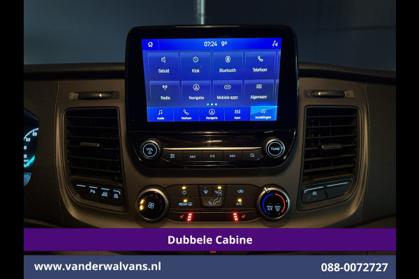 Ford Transit Custom 2.0 TDCI 130pk L2H1 Dubbele Cabine Euro6 Airco | 5-Zits | Navigatie | Apple Carplay | LED | Cruisecontrol Android Auto, Stoelverwarming, Parkeersensoren, Achterklep