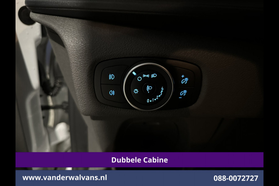 Ford Transit Custom 2.0 TDCI 130pk L2H1 Dubbele Cabine Euro6 Airco | 5-Zits | Navigatie | Apple Carplay | LED | Cruisecontrol Android Auto, Stoelverwarming, Parkeersensoren, Achterklep