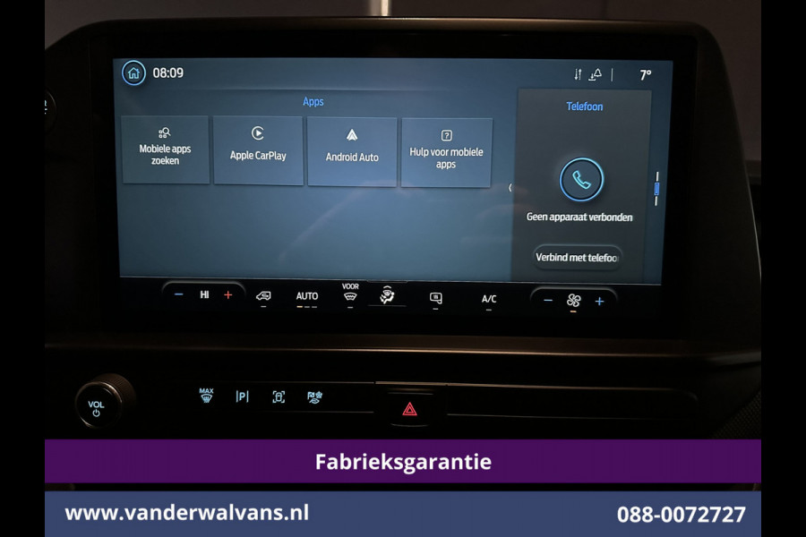 Ford Transit Custom 2.0 TDCI 111pk L1H1 Fabrieksgarantie Euro6 Airco | Camera | LED | Apple Carplay | Cruisecontrol Android Auto, Verwarmde voorruit, Parkeersensoren, Bijrijdersbank