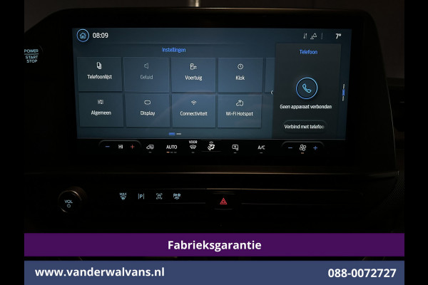 Ford Transit Custom 2.0 TDCI 111pk L1H1 Fabrieksgarantie Euro6 Airco | Camera | LED | Apple Carplay | Cruisecontrol Android Auto, Verwarmde voorruit, Parkeersensoren, Bijrijdersbank