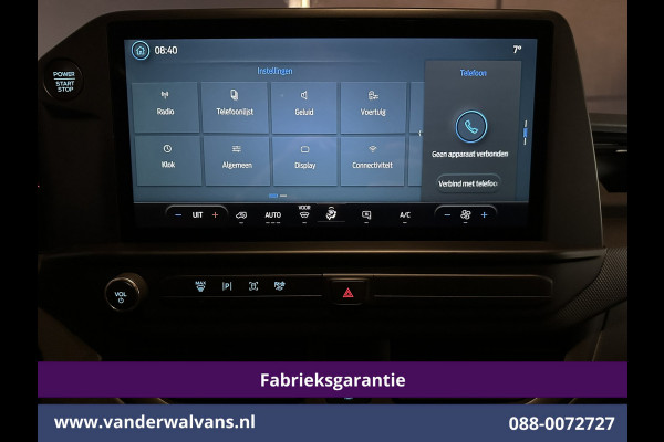 Ford Transit Custom 2.0 TDCI 111pk L1H1 Fabrieksgarantie Euro6 Airco | Camera | Apple Carplay | LED | Cruisecontrol Android Auto, Verwarmde voorruit, Parkeersensoren, Bijrijdersbank