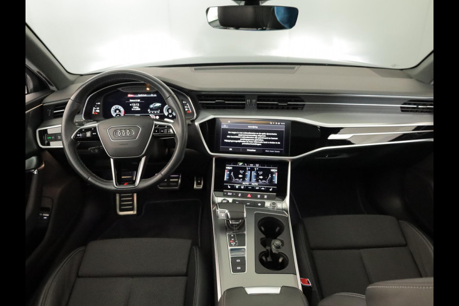 Audi A6 Limousine 50 TFSI e quattro S edition 299 pk S-tronic | SOH 91% | Navigatie | Panoramadak | Trekhaak (wegklapbaar) | Parkeersensoren (Park assist) | Rondomzicht camera | Stoelverwarming | S-Line |