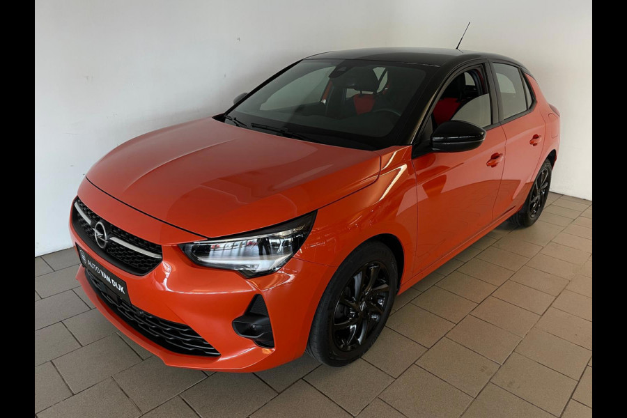Opel Corsa 1.2 GS Line AIRCO CRUISE ZWART DAK ZWARTE 16 INCH VELGEN SPORTSTOELEN APPLE CARPLAY