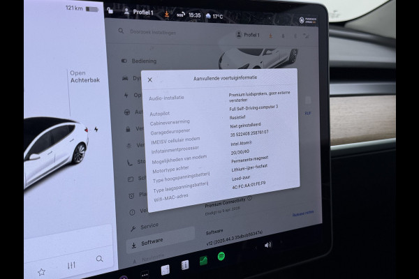 Tesla Model 3 SR+ 325PK LFP-Accu SOH 89.6% Lmv 19" AutoPilot Leer Pano-Dak Adaptive Cruise Lmv 18" Camera's Elektr.-Stuur+Stoelen+Spiegels+Geh Ecc Navi Led DAB Voorverwarmen interieur via App Keyless One-Pedal-Drive Wifi 1e Eigenaar Origineel Nederlandse Auto LFP accu dus 100% opladen!