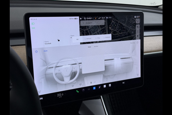 Tesla Model 3 SR+ 325PK LFP-Accu SOH 89.6% Lmv 19" AutoPilot Leer Pano-Dak Adaptive Cruise Lmv 18" Camera's Elektr.-Stuur+Stoelen+Spiegels+Geh Ecc Navi Led DAB Voorverwarmen interieur via App Keyless One-Pedal-Drive Wifi 1e Eigenaar Origineel Nederlandse Auto LFP accu dus 100% opladen!
