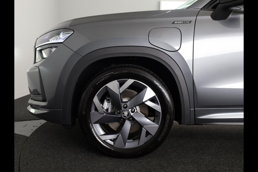 Škoda Kodiaq 1.5 TSI PHEV Sportline Business 204 pk Automaat (DSG) | Verlengde garantie | Navigatie | Panoramadak | Trekhaak (wegklapbaar) | Parkeersensoren | Achteruitrijcamera | Stoelverwarming v/a |