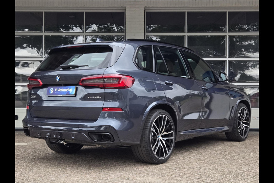 BMW X5 XDRIVE45E M SPORT | DRIVING PROFF. | PANORAMA | 360 CAMERA | SPORTSTOELEN | LASER | TREKHAAK |