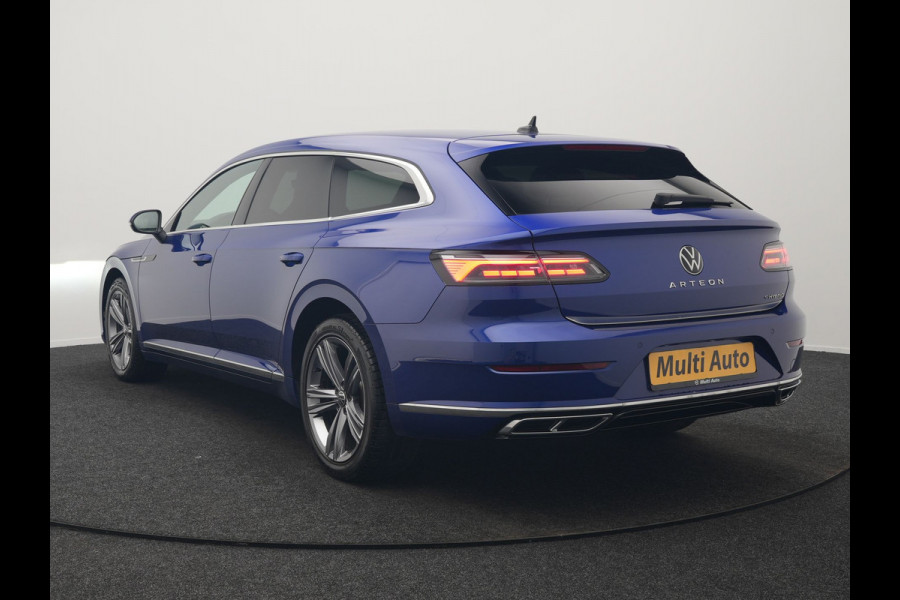 Volkswagen Arteon Shooting Brake 1.4 TSI eHybrid R-Line PHEV 218pk Dealer O.H. | Trekhaak Af Fabriek | Adaptive Cruise | Lederen Sportstoelen Memory & Massage | Keyless | Apple Carplay | Stoelverwarming | Navigatie | DAB | Plug In Hybrid |