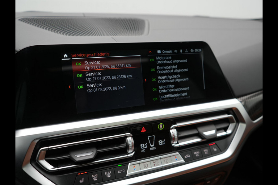 BMW 4 Serie Coupé 430i M Sport 245pk Dealer O.H Sanremo Green | Panodak | Lederen Competition Stoelen Memory & Verwarmd | Adaptive Onderstel | 360 Camera | Harman & Kardon | 19" L.M | Carbon | Apple Carplay | Navigatie | Blis | Virtual | DAB |