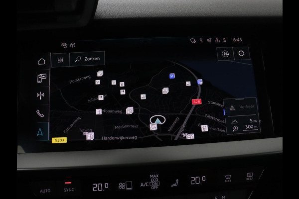 Audi A3 30 TFSI Advanced edition | Sportstoelen | Park Assist | Carplay | Virtual Cockpit | Audi Sound | Full LED | Navigatie | Sportstuur | Climate control | Bluetooth | Cruise control