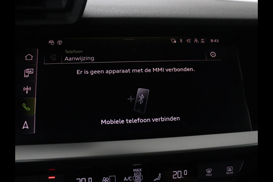 Audi A3 30 TFSI Advanced edition | Sportstoelen | Park Assist | Carplay | Virtual Cockpit | Audi Sound | Full LED | Navigatie | Sportstuur | Climate control | Bluetooth | Cruise control