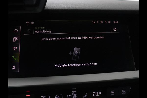 Audi A3 30 TFSI Advanced edition | Sportstoelen | Park Assist | Carplay | Virtual Cockpit | Audi Sound | Full LED | Navigatie | Sportstuur | Climate control | Bluetooth | Cruise control