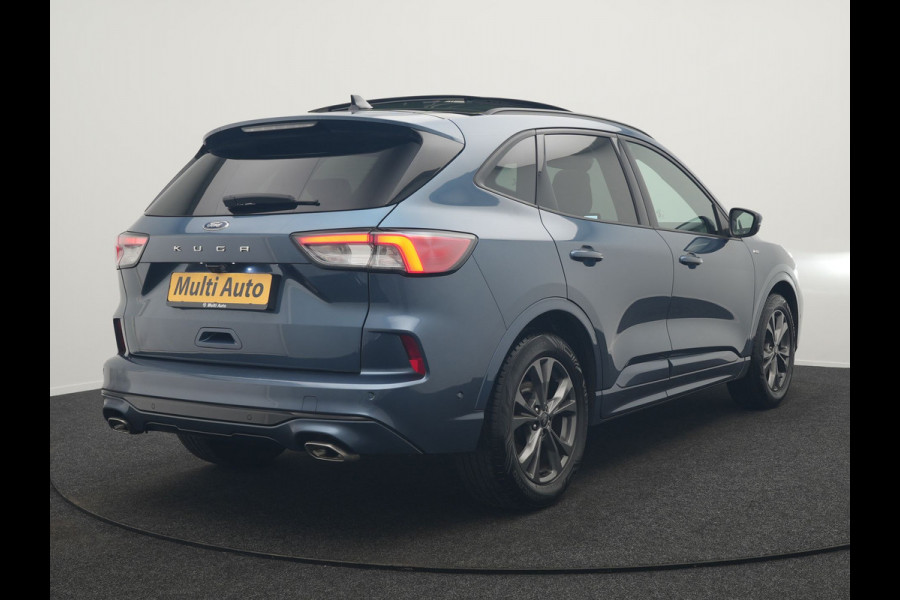 Ford Kuga 1.5 EcoBoost ST-Line X 150pk Dealer O.H. 1800kg Trekgewicht | Panodak | Adaptive Cruise | 360 Camera | Bang & Olufsen | Alcantara Sportstoelen & Stuur Verwarmd | Apple Carplay | Keyless | Blis | Navigatie | DAB |