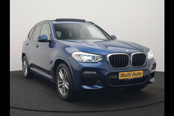 BMW X3 xDrive20i M Sport Shadow 184pk Dealer O.H | Trekhaak af Fabriek | Panodak | Adaptive Cruise | Sportstoelen Memory | Harman Kardon |  Head Up | 19"L.M | BLIS |