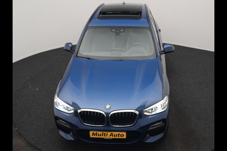 BMW X3 xDrive20i M Sport Shadow 184pk Dealer O.H | Trekhaak af Fabriek | Panodak | Adaptive Cruise | Sportstoelen Memory | Harman Kardon |  Head Up | 19"L.M | BLIS |