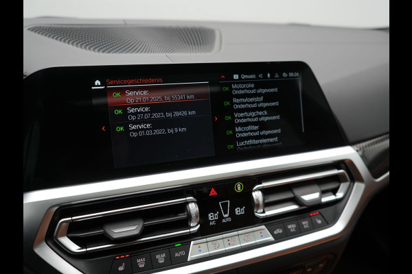 BMW 4 Serie Gran Coupé 430i M Sport 245pk Dealer O.H Sanremo Green | Panodak | Lederen Competition Stoelen Memory & Verwarmd | Adaptive Onderstel | 360 Camera | Harman & Kardon | 19" L.M | Carbon | Apple Carplay | Navigatie | Blis | Virtual | DAB |