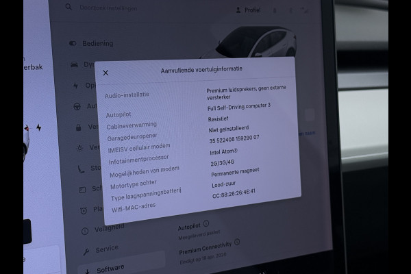 Tesla Model 3 SR+ 325PK AutoPilot Ivory-Leder Pano-Dak Adaptive Cruise Lmv 18" Camera's Elektr.-Stuur+Stoelen+Spiegels+Geheugen+Easy-Entry+Ver Ecc Navi Led DAB Voorverwarmen interieur via App Keyless One-Pedal-Drive 1e Eigenaar Origineel Nederlandse Auto 1.584kg