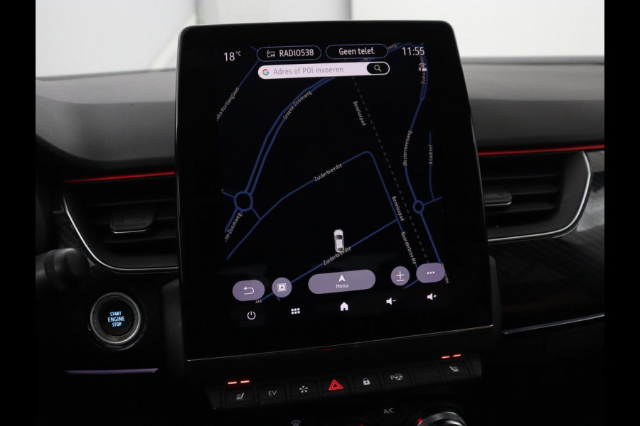 Renault Arkana 1.6 E-Tech Hybrid 145 R.S. Line | Leder/Alcantara | Stoelverwarming | Trekhaak | Adaptive cruise | Camera | Carplay | Keyless | Park Assist | Full LED | Navigatie