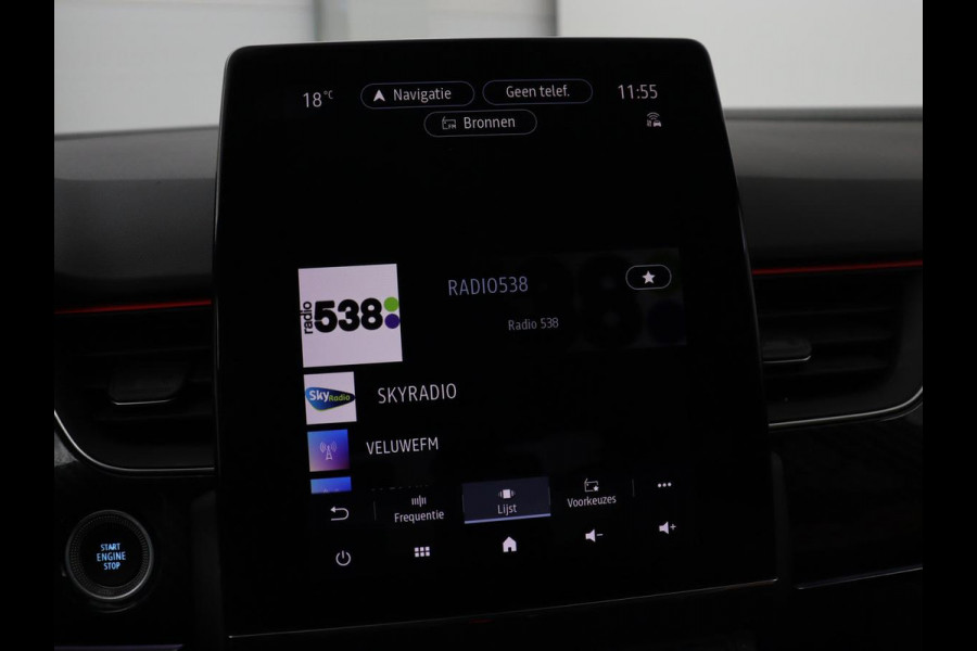 Renault Arkana 1.6 E-Tech Hybrid 145 R.S. Line | Leder/Alcantara | Stoelverwarming | Trekhaak | Adaptive cruise | Camera | Carplay | Keyless | Park Assist | Full LED | Navigatie