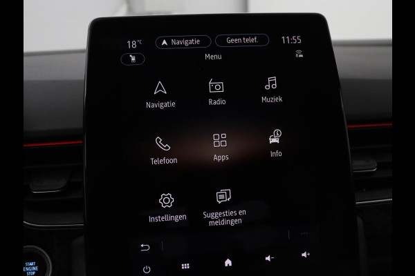 Renault Arkana 1.6 E-Tech Hybrid 145 R.S. Line | Leder/Alcantara | Stoelverwarming | Trekhaak | Adaptive cruise | Camera | Carplay | Keyless | Park Assist | Full LED | Navigatie