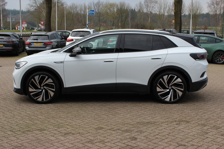 Volkswagen ID.4 Max 77 kWh / Full option! / SoH 92% / Trekhaak / Panoramadak / Camera / Head-up / Keyless / 21'' / ACC / Dodehoek / Elektr. stoelen / Massage / Navigatie / Stuurverwarming