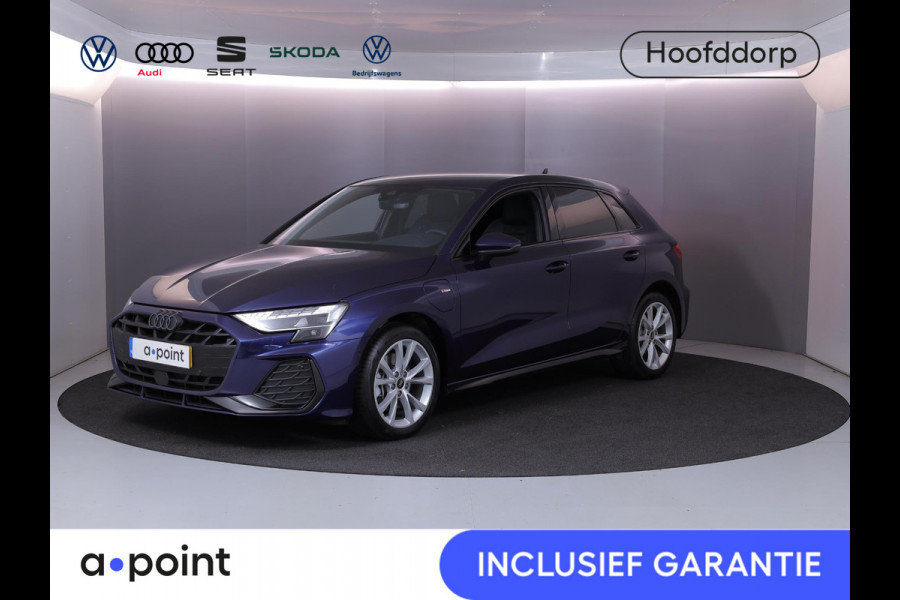 Audi A3 Sportback 40 TFSI e S edition 204 pk S-tronic | Verlengde garantie | Navigatie | Parkeersensoren (Park assist) | Achteruitrijcamera | Stoelverwarming | S-Line |
