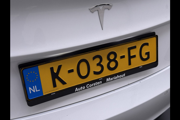 Tesla Model 3 SR+ 325PK LFP-Accu SOH 91% Trekhaak AutoPilot Leer Pano-Dak Adaptive Cruise Lmv 18" Camera's Elektr.-Stuur+Stoelen+Spiegels+Gehe Ecc Navi Led DAB Voorverwarmen interieur via App Keyless One-Pedal-Drive 1.000KG Trekgewicht Origineel Nederlandse Auto LFP accu dus 100% opladen!