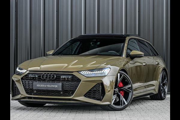 Audi RS6 Avant RS 6 TFSI Quattro 600pk Dynamic | B&O Sound | RS Sportuitlaat | Design Pack | Panoramadak | Head-Up | Sport Differentieel | Laser | Audi Exclusive Color | RS Seats | 4 Zone Climate | 4 Wheel Steering Assistent tour package