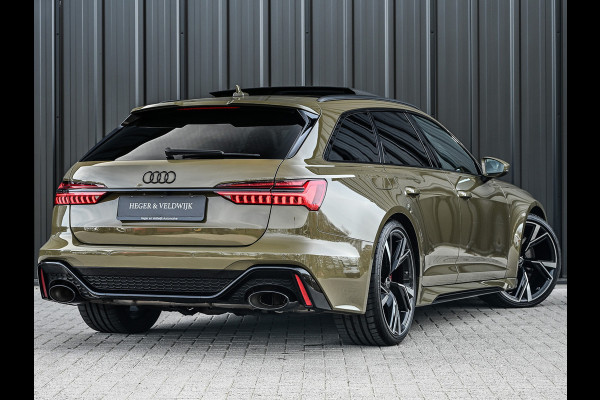 Audi RS6 Avant RS 6 TFSI Quattro 600pk Dynamic | B&O Sound | RS Sportuitlaat | Design Pack | Panoramadak | Head-Up | Sport Differentieel | Laser | Audi Exclusive Color | RS Seats | 4 Zone Climate | 4 Wheel Steering Assistent tour package