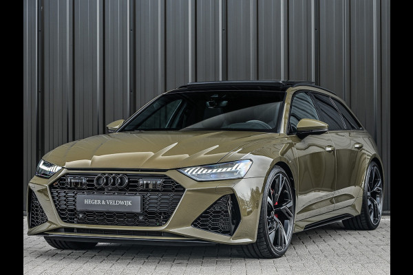 Audi RS6 Avant RS 6 TFSI Quattro 600pk Dynamic | B&O Sound | RS Sportuitlaat | Design Pack | Panoramadak | Head-Up | Sport Differentieel | Laser | Audi Exclusive Color | RS Seats | 4 Zone Climate | 4 Wheel Steering Assistent tour package