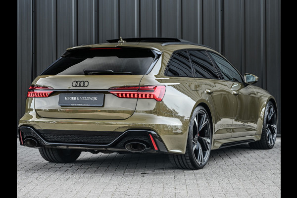 Audi RS6 Avant RS 6 TFSI Quattro 600pk Dynamic | B&O Sound | RS Sportuitlaat | Design Pack | Panoramadak | Head-Up | Sport Differentieel | Laser | Audi Exclusive Color | RS Seats | 4 Zone Climate | 4 Wheel Steering Assistent tour package