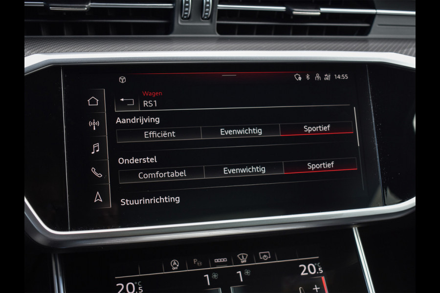 Audi RS6 Avant RS 6 TFSI Quattro 600pk Dynamic | B&O Sound | RS Sportuitlaat | Design Pack | Panoramadak | Head-Up | Sport Differentieel | Laser | Audi Exclusive Color | RS Seats | 4 Zone Climate | 4 Wheel Steering Assistent tour package