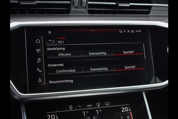 Audi RS6 Avant RS 6 TFSI Quattro 600pk Dynamic | B&O Sound | RS Sportuitlaat | Design Pack | Panoramadak | Head-Up | Sport Differentieel | Laser | Audi Exclusive Color | RS Seats | 4 Zone Climate | 4 Wheel Steering Assistent tour package