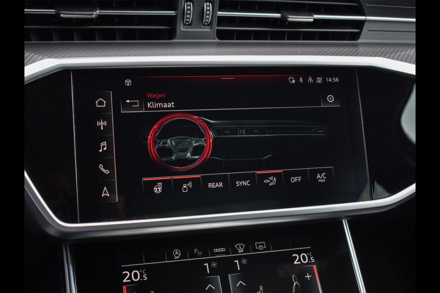 Audi RS6 Avant RS 6 TFSI Quattro 600pk Dynamic | B&O Sound | RS Sportuitlaat | Design Pack | Panoramadak | Head-Up | Sport Differentieel | Laser | Audi Exclusive Color | RS Seats | 4 Zone Climate | 4 Wheel Steering Assistent tour package