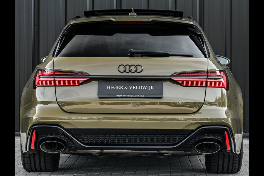 Audi RS6 Avant RS 6 TFSI Quattro 600pk Dynamic | B&O Sound | RS Sportuitlaat | Design Pack | Panoramadak | Head-Up | Sport Differentieel | Laser | Audi Exclusive Color | RS Seats | 4 Zone Climate | 4 Wheel Steering Assistent tour package