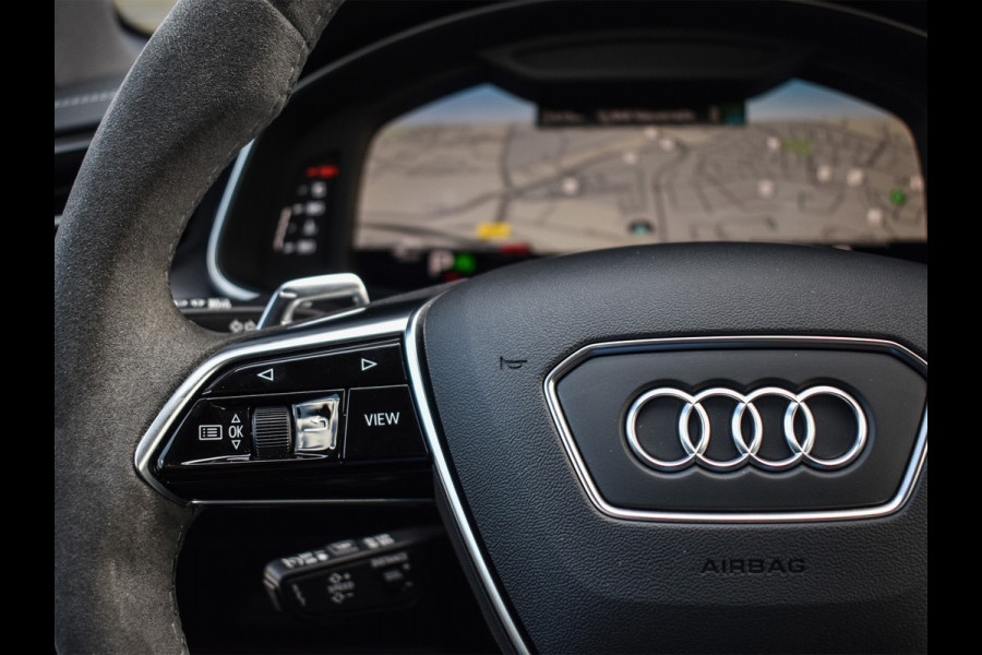 Audi RS6 Avant RS 6 TFSI Quattro 600pk Dynamic | B&O Sound | RS Sportuitlaat | Design Pack | Panoramadak | Head-Up | Sport Differentieel | Laser | Audi Exclusive Color | RS Seats | 4 Zone Climate | 4 Wheel Steering Assistent tour package