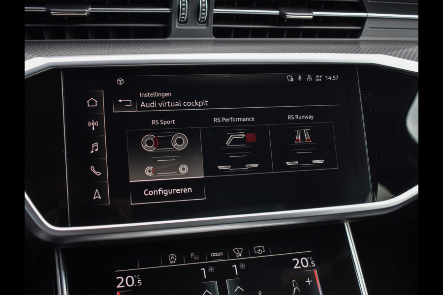 Audi RS6 Avant RS 6 TFSI Quattro 600pk Dynamic | B&O Sound | RS Sportuitlaat | Design Pack | Panoramadak | Head-Up | Sport Differentieel | Laser | Audi Exclusive Color | RS Seats | 4 Zone Climate | 4 Wheel Steering Assistent tour package