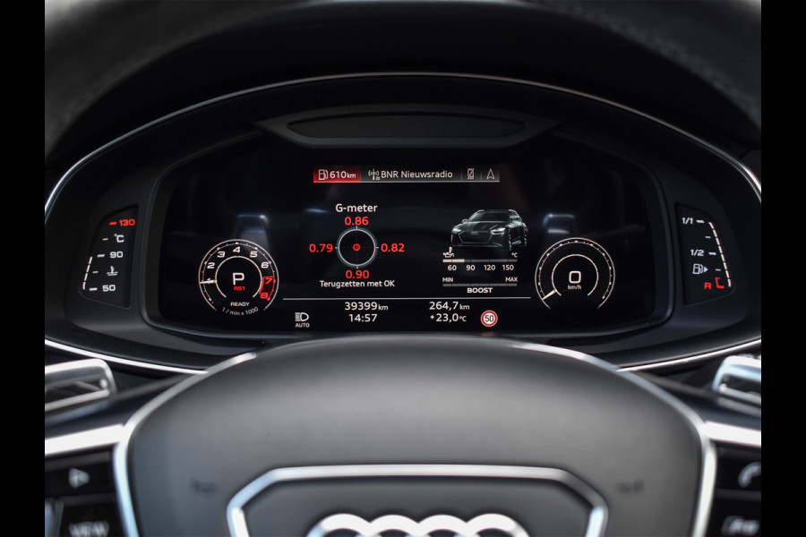 Audi RS6 Avant RS 6 TFSI Quattro 600pk Dynamic | B&O Sound | RS Sportuitlaat | Design Pack | Panoramadak | Head-Up | Sport Differentieel | Laser | Audi Exclusive Color | RS Seats | 4 Zone Climate | 4 Wheel Steering Assistent tour package