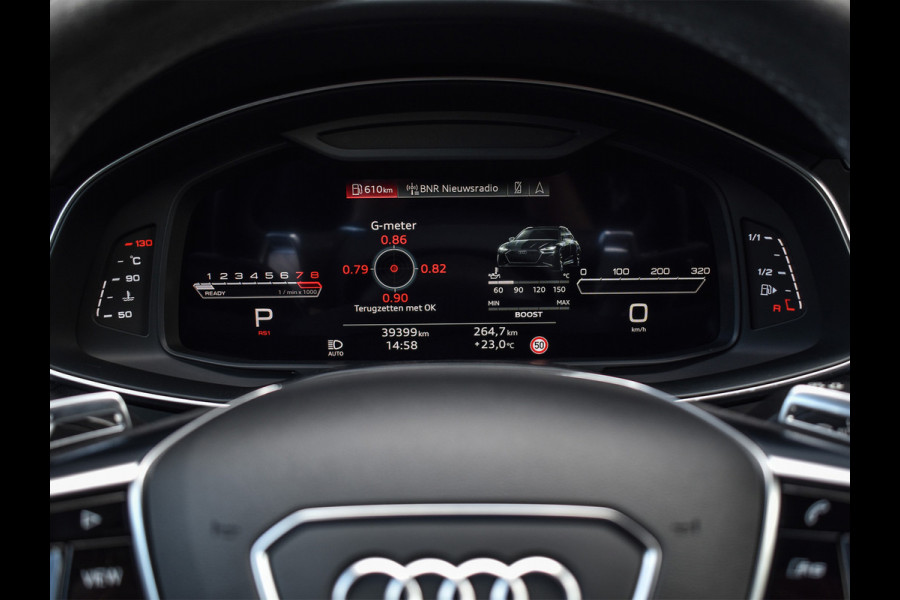Audi RS6 Avant RS 6 TFSI Quattro 600pk Dynamic | B&O Sound | RS Sportuitlaat | Design Pack | Panoramadak | Head-Up | Sport Differentieel | Laser | Audi Exclusive Color | RS Seats | 4 Zone Climate | 4 Wheel Steering Assistent tour package
