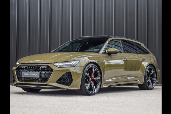 Audi RS6 Avant RS 6 TFSI Quattro 600pk Dynamic | B&O Sound | RS Sportuitlaat | Design Pack | Panoramadak | Head-Up | Sport Differentieel | Laser | Audi Exclusive Color | RS Seats | 4 Zone Climate | 4 Wheel Steering Assistent tour package