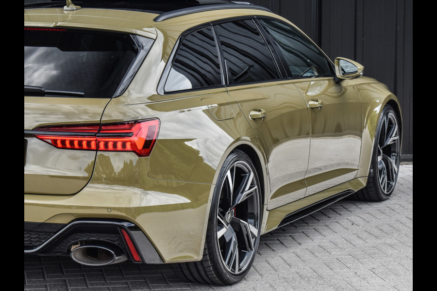Audi RS6 Avant RS 6 TFSI Quattro 600pk Dynamic | B&O Sound | RS Sportuitlaat | Design Pack | Panoramadak | Head-Up | Sport Differentieel | Laser | Audi Exclusive Color | RS Seats | 4 Zone Climate | 4 Wheel Steering Assistent tour package