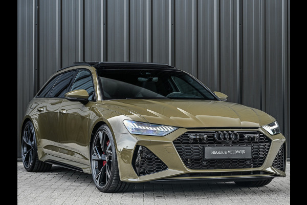 Audi RS6 Avant RS 6 TFSI Quattro 600pk Dynamic | B&O Sound | RS Sportuitlaat | Design Pack | Panoramadak | Head-Up | Sport Differentieel | Laser | Audi Exclusive Color | RS Seats | 4 Zone Climate | 4 Wheel Steering Assistent tour package