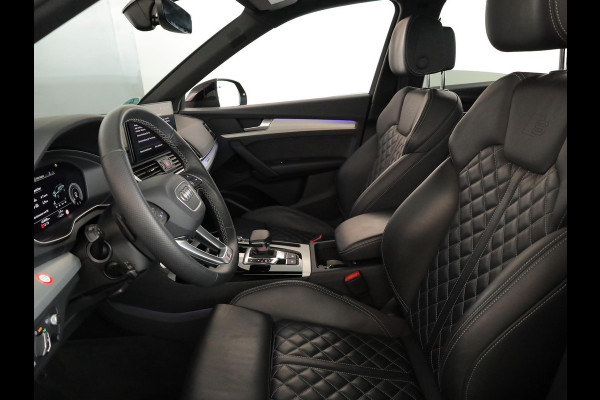 Audi Q5 Sportback 55 TFSI e S edition Competition 367pk | Panoramadak | Verlengde garantie | Navigatie | Parkeersensoren (Park assist) | Rondomzicht camera | Lederen bekleding | S-Line |