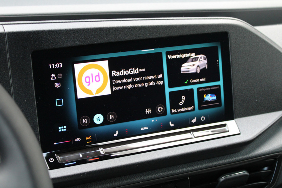 Volkswagen Caddy Cargo 2.0 TDI 122pk DSG7 - 2x Schuifdeur - Adaptive Cruise - Digital cockpit - LED koplampen - Stoelverwarming - Rijklaar