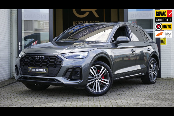 Audi Q5 55 TFSIe Quattro 3x S-Line Black Optik ACC-AMBIANCE-CAMERA-CARPLAY-KEYLESS-MATRIX LED-PANORAMA-ZONSVERDUISTERING