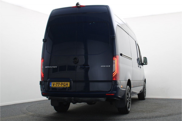 Mercedes-Benz Sprinter 319 3.0 CDI V6 Automaat L2H2 Leer, 3-Zits, LED, Camera, ACC, Airco, Rijstrooksensor, Trekhaak, 18''