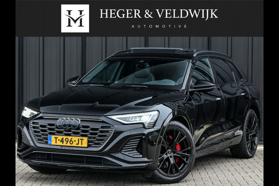 Audi Q8 e-tron 50 quattro S Edition 95 kWh · NL-auto · Panoramadak · RS-seats · Memory seats · Leder · Adaptive cruise · Keyless · Stuurverwarm