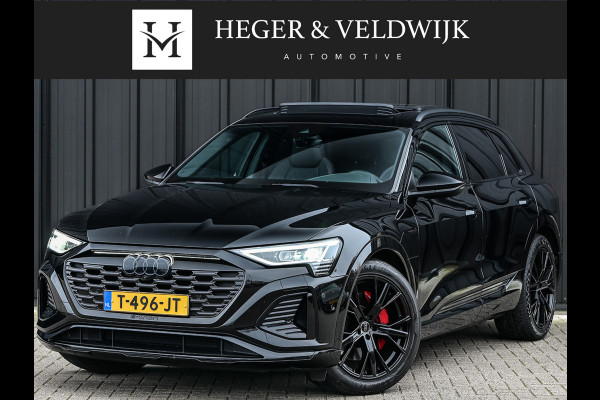 Audi Q8 e-tron 50 quattro S Edition 95 kWh · NL-auto · Panoramadak · RS-seats · Memory seats · Leder · Adaptive cruise · Keyless · Stuurverwarm